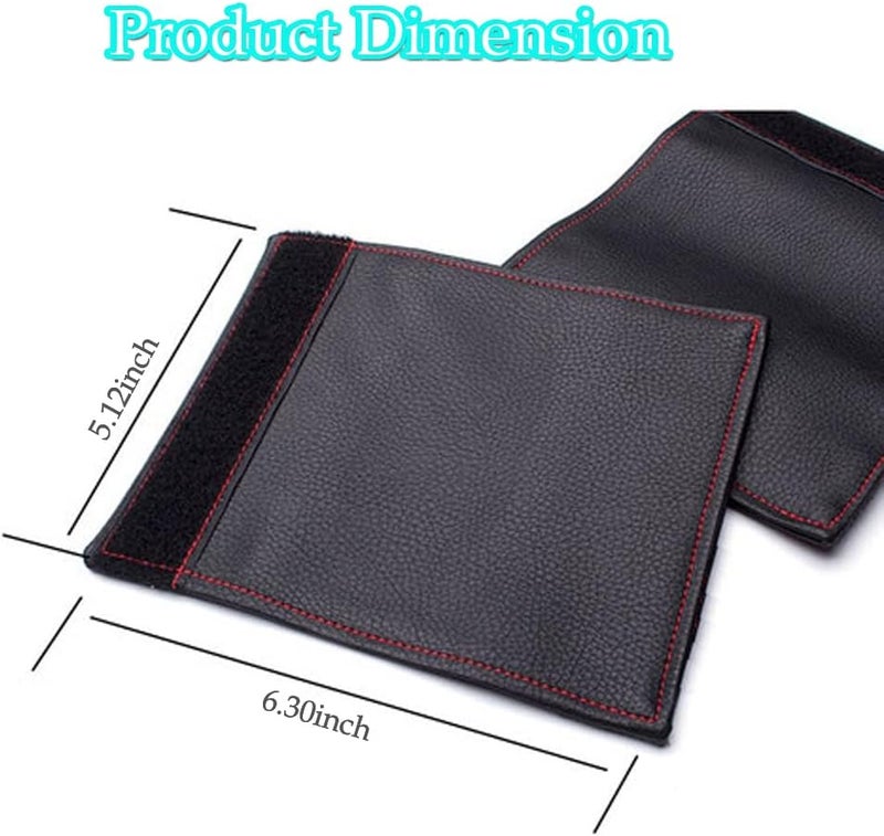 DURASIKO Car Grab Handle Cover,Soft Car Handle Protector,Car Grip Gloves,PU Leather Material,Interior Accessories for Most Cars,2Pcs - Image 5